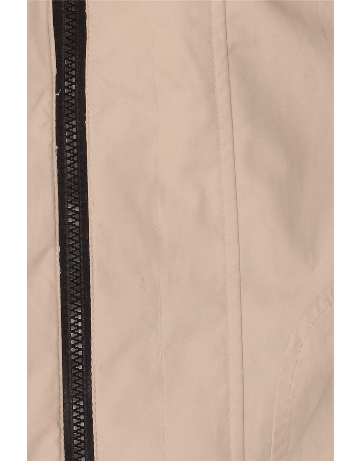 Capa de chuva masculina Armani Jeans com capuz IT 52 XL poliéster bege