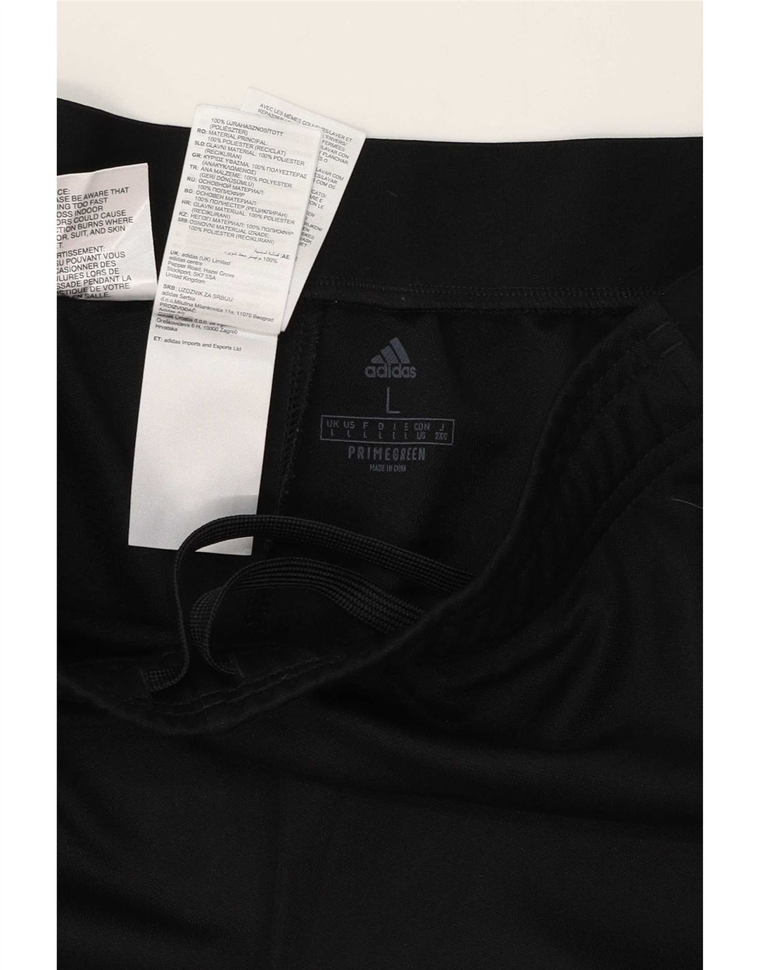 Adidas Mens Aeroready Calças de treino Joggers Grande Poliéster Preto