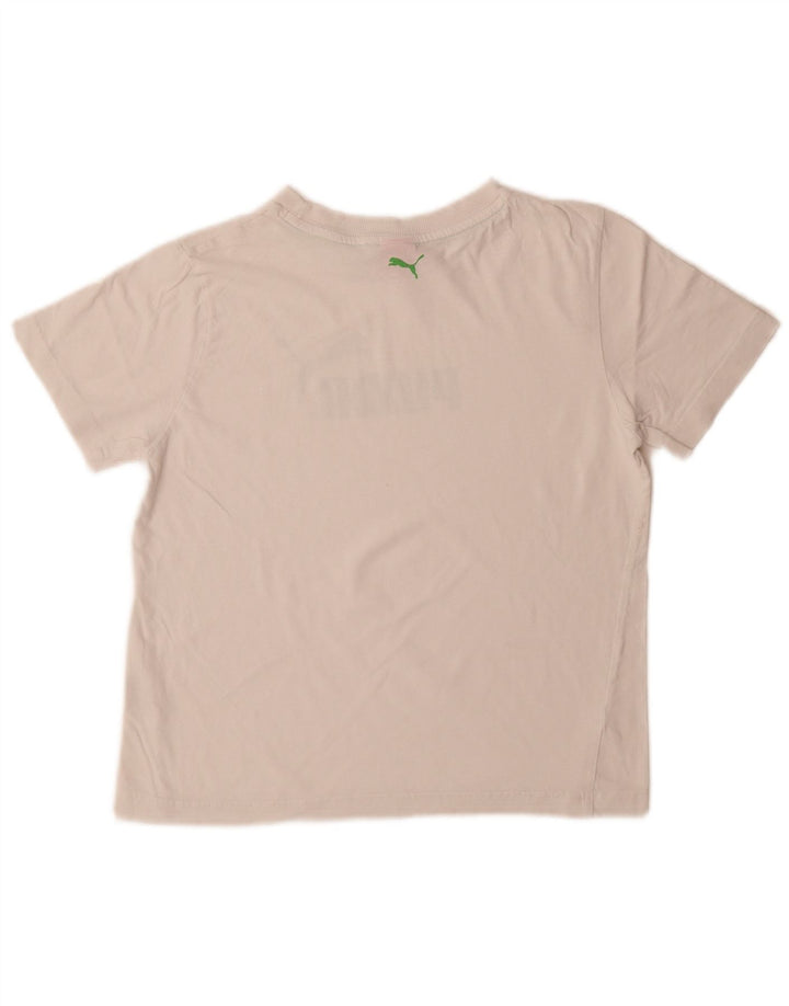 Camiseta Puma Boys Graphic Top 11-12 Anos Branco