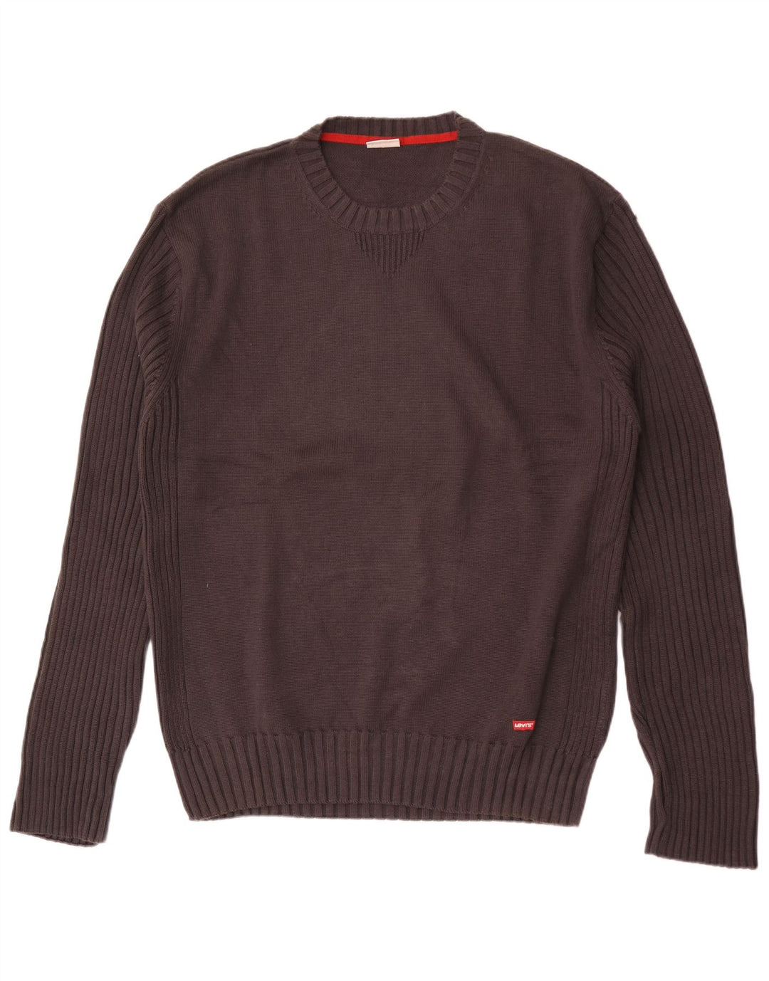 Suéter masculino Levi's com gola redonda 2XL algodão preto