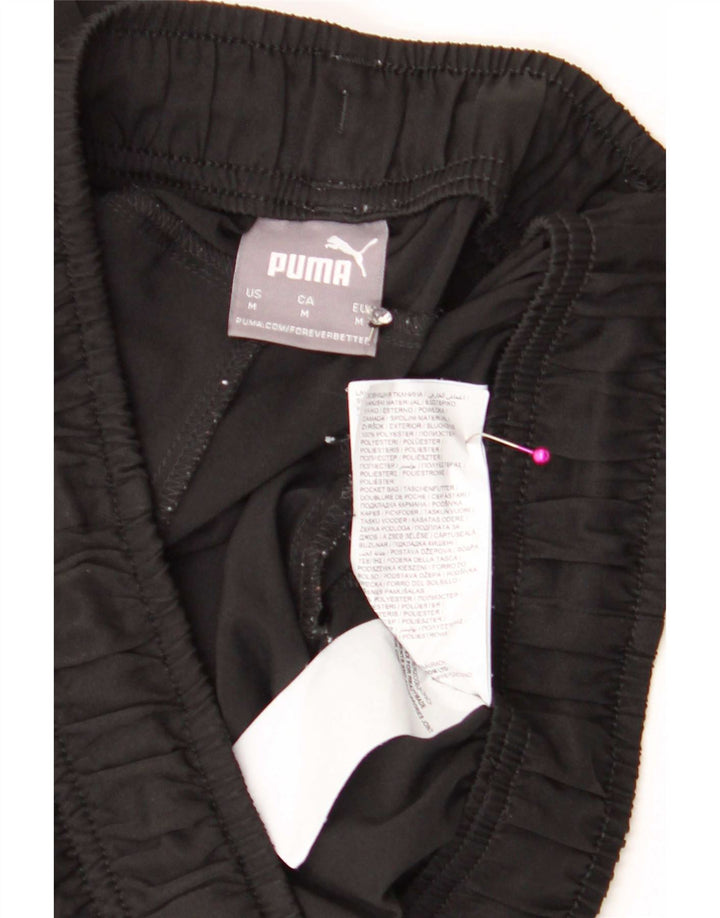 Shorts esportivos masculinos Puma médio preto poliéster