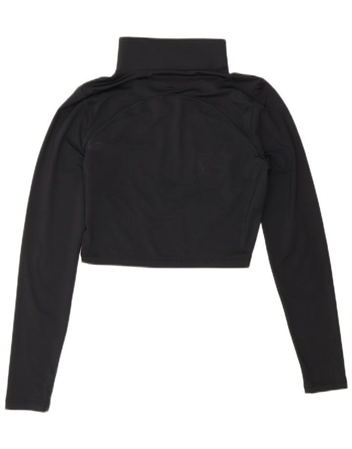 Under Armour Womens Graphic Crop Pullover Treino Top Reino Unido 8 Pequeno Preto