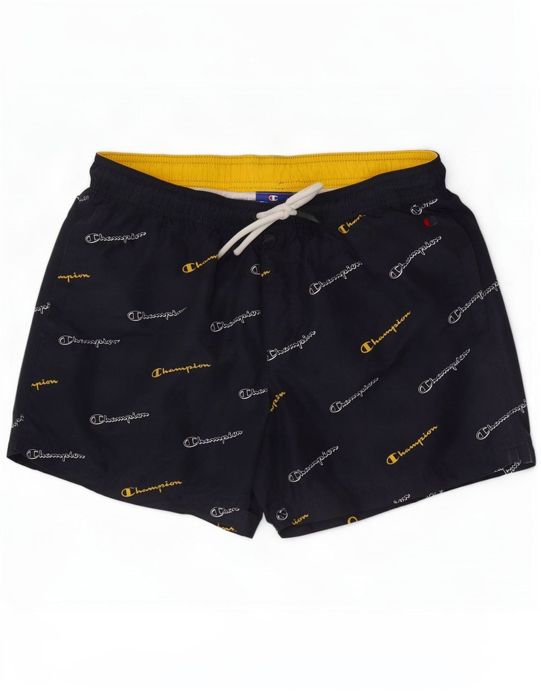 Shorts de natação masculino Champion Graphic azul marinho médio poliéster