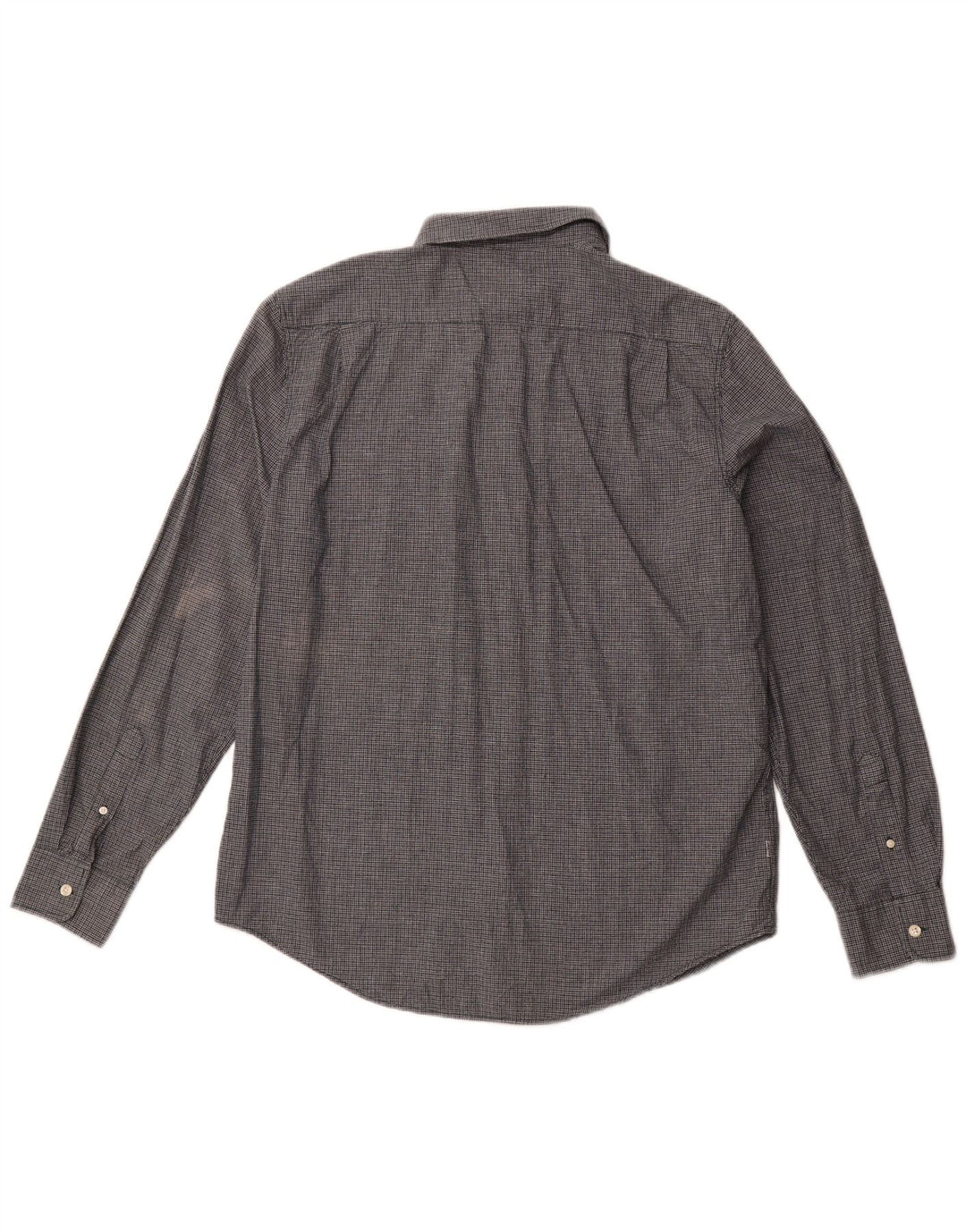 Camisa masculina slim fit LEVI'S grande algodão xadrez azul marinho