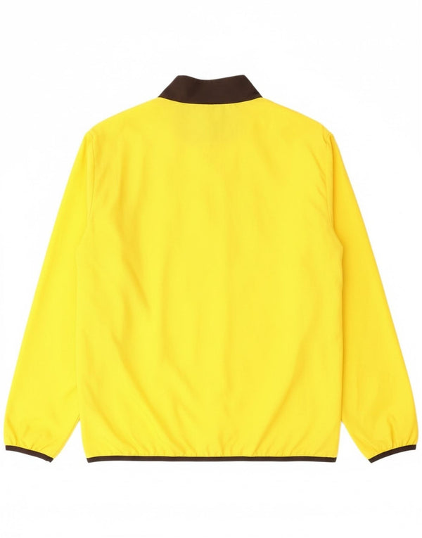 Puma Mens Tracksuit Top Jacket Médio Amarelo Colorblock Poliéster