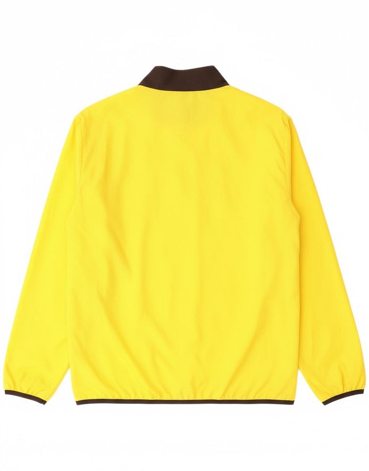 Puma Mens Tracksuit Top Jacket Médio Amarelo Colorblock Poliéster