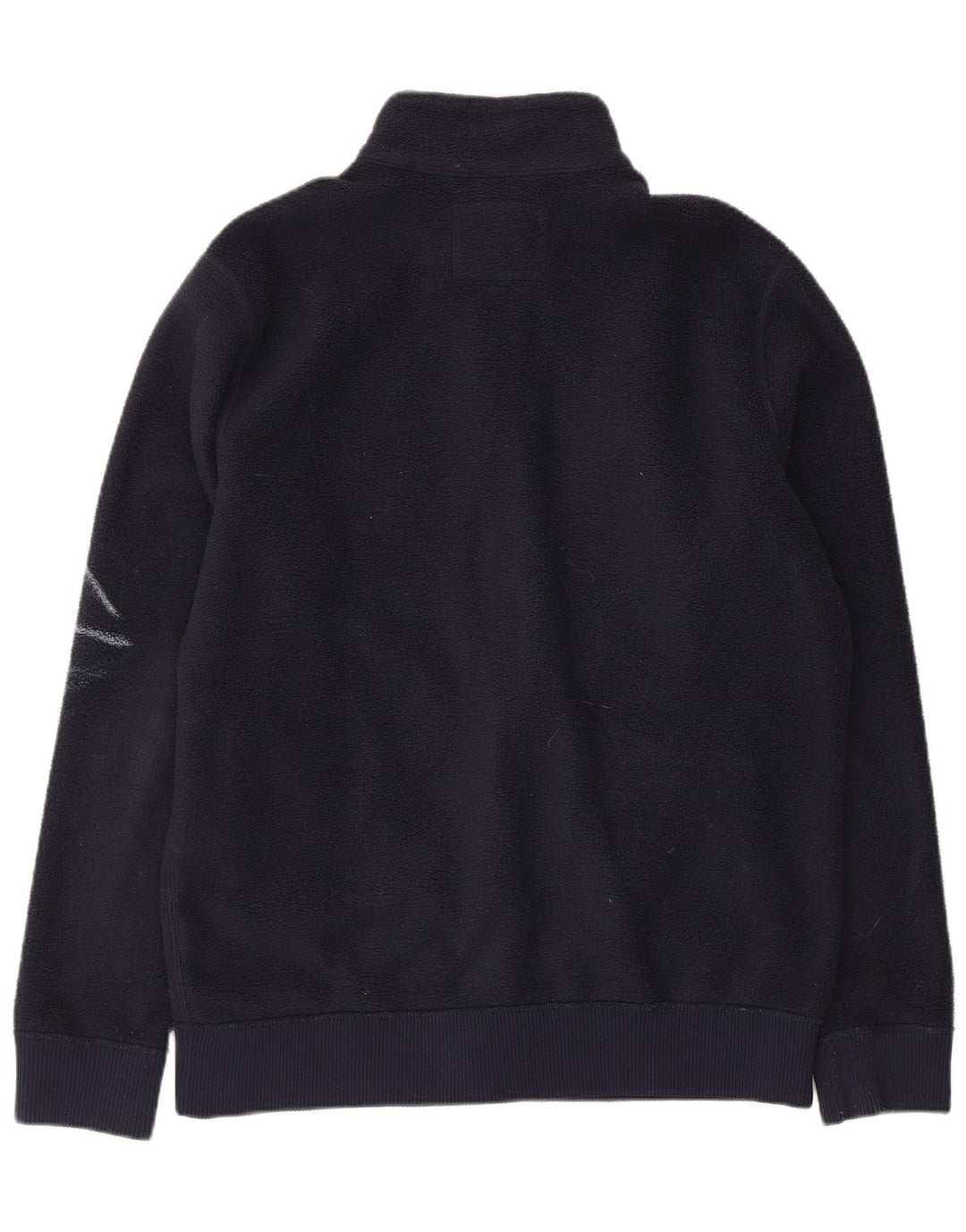 Jaqueta de lã masculina Abercrombie & Fitch Reino Unido 38 poliéster azul marinho médio