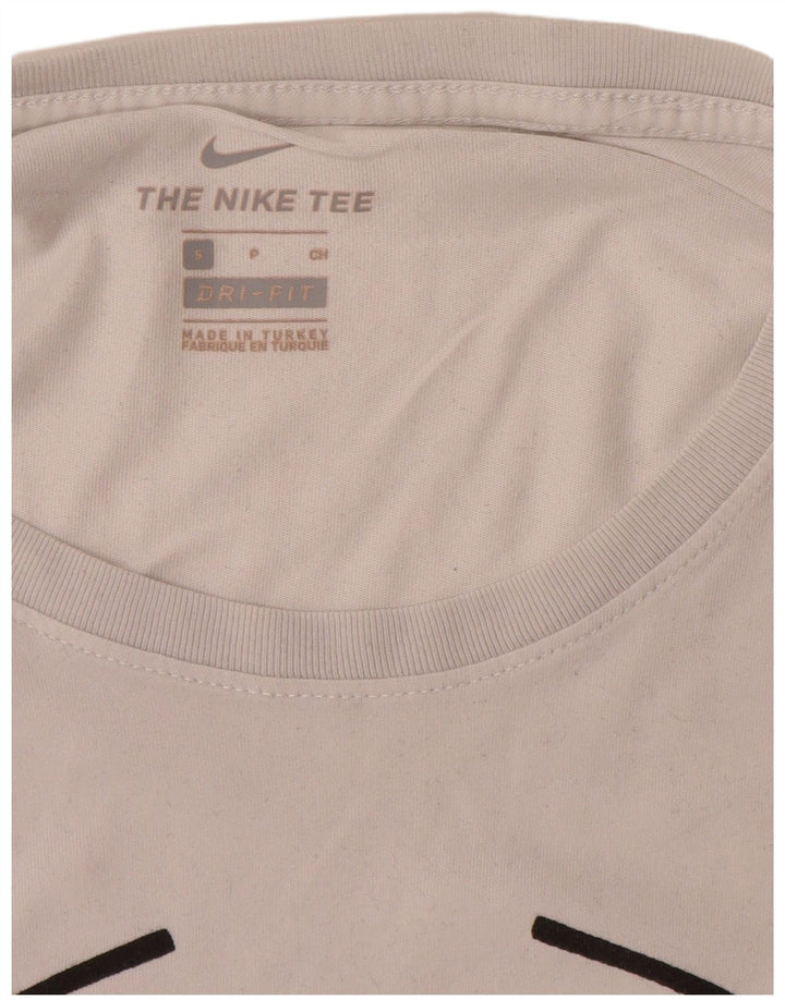 Camiseta Nike Masculina Dri Fit Graphic Top Pequeno Branco