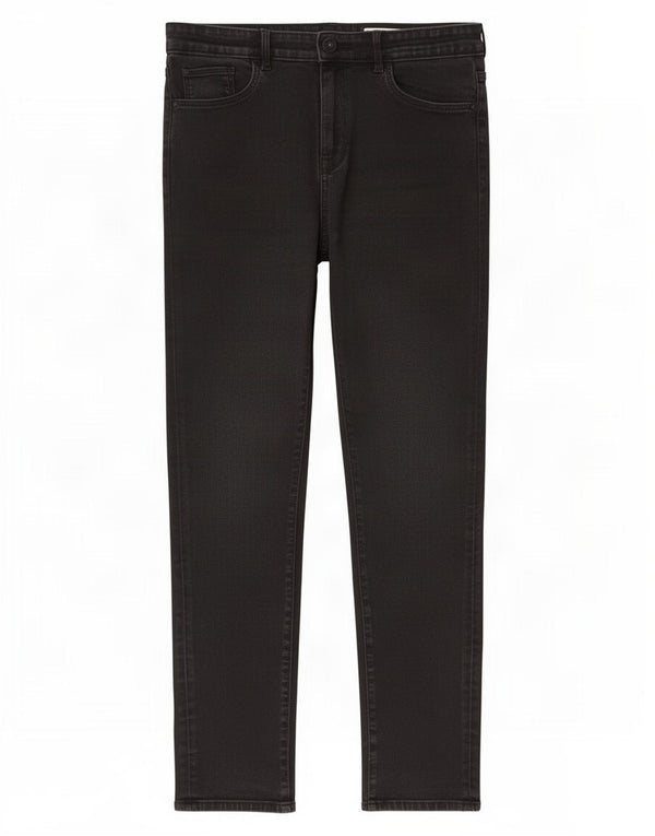 Calça jeans feminina Marks & Spencer The Harper Skinny UK 14 grande W34 L28 preta