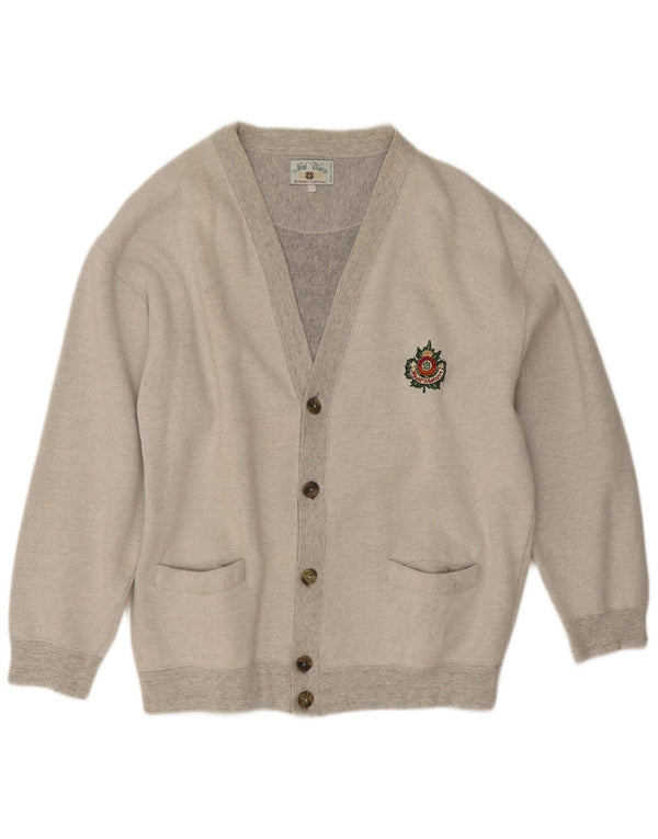 Suéter cardigã masculino North Western XL cinza