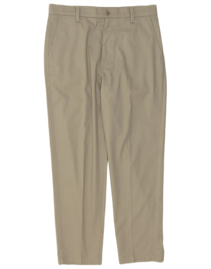 Calças Chino retas masculinas LEVI'S W33 L29 cinza