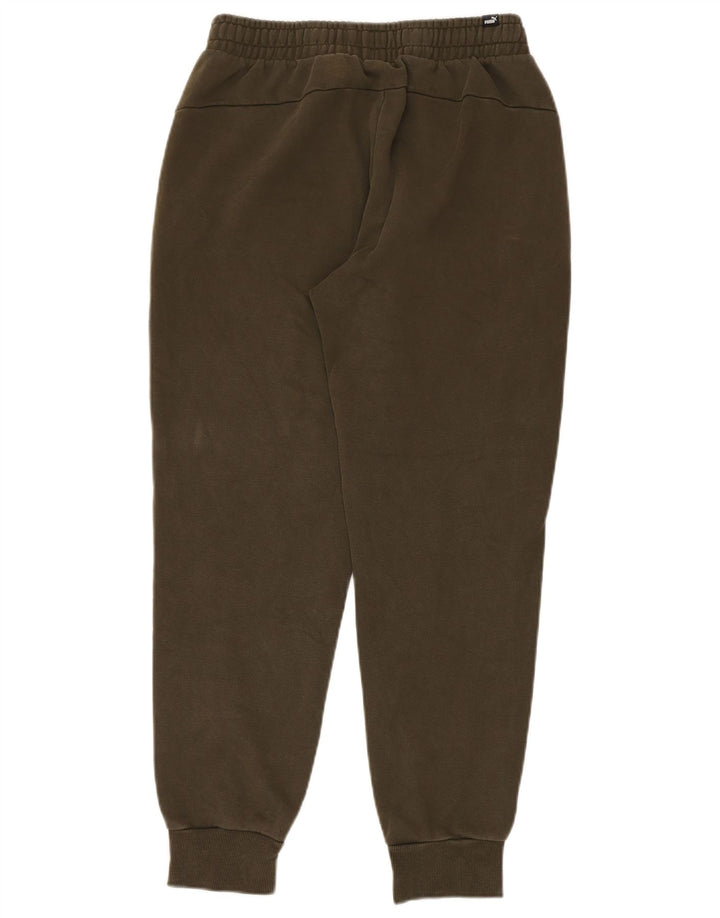 Calça de treino masculina Puma Joggers médio cáqui algodão