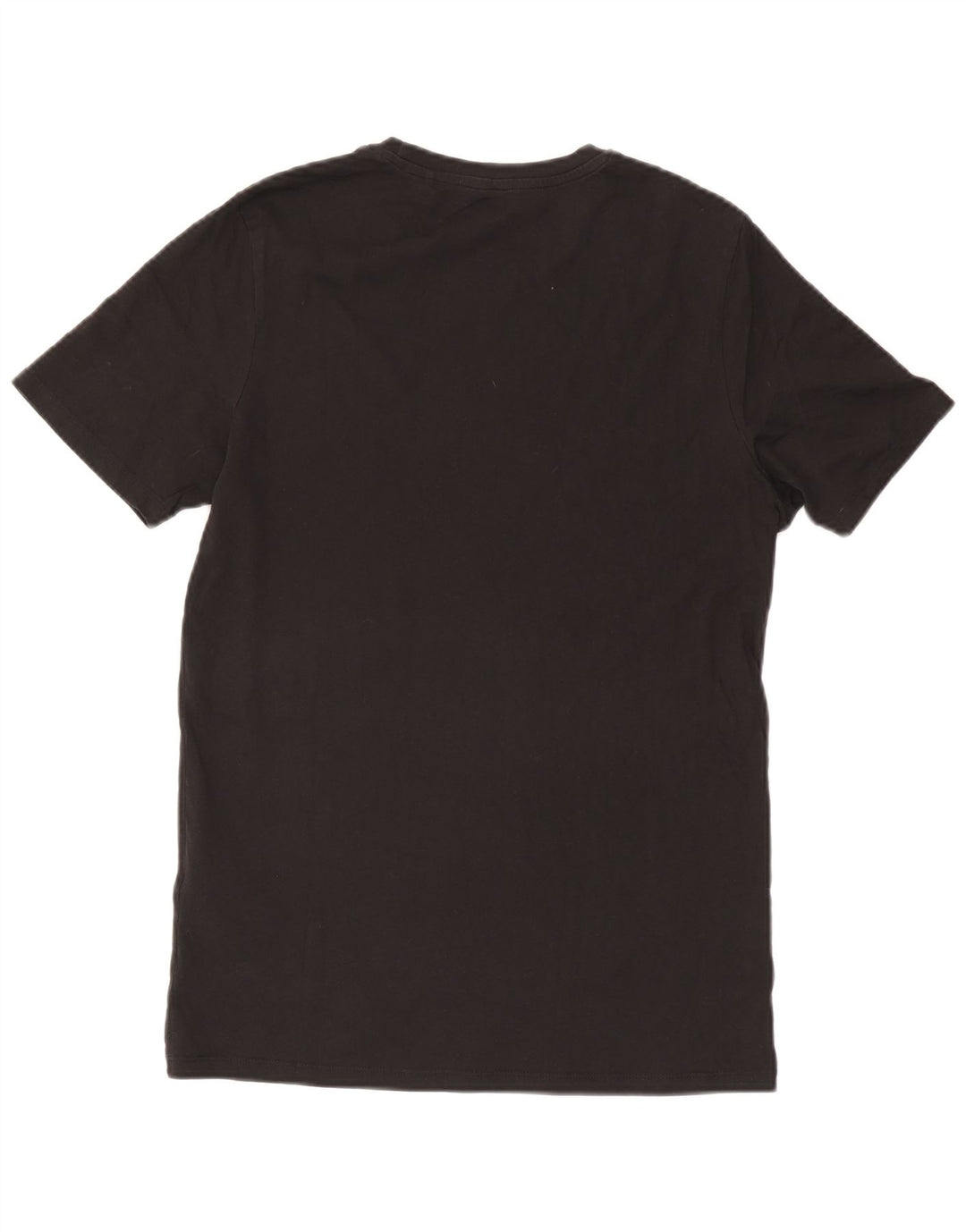 Camiseta gráfica masculina Jack & Jones grande preta