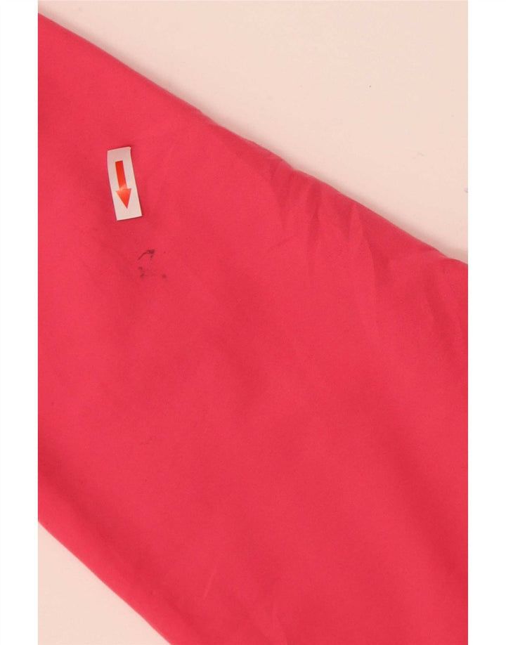Reebok Womens Tracksuit Top Jacket UK 18 XL Rosa Colourblock Poliéster