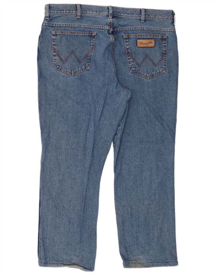 Wrangler Masculino Texas Straight Jeans W40 L28 Azul