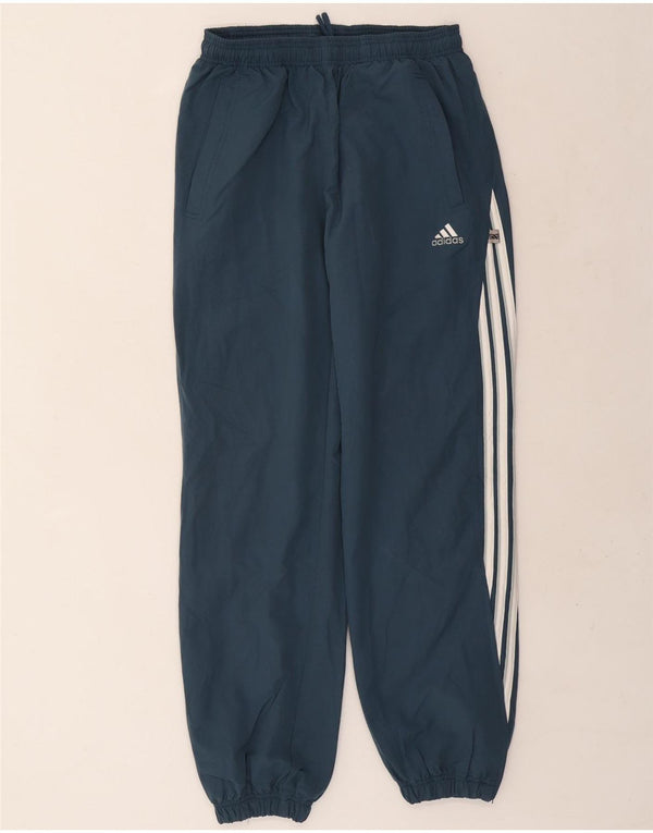 Adidas Mens Treino Calças Joggers Pequeno Poliéster Azul Marinho
