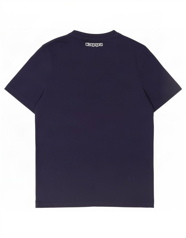 Camiseta gráfica masculina Kappa Top pequeno azul marinho