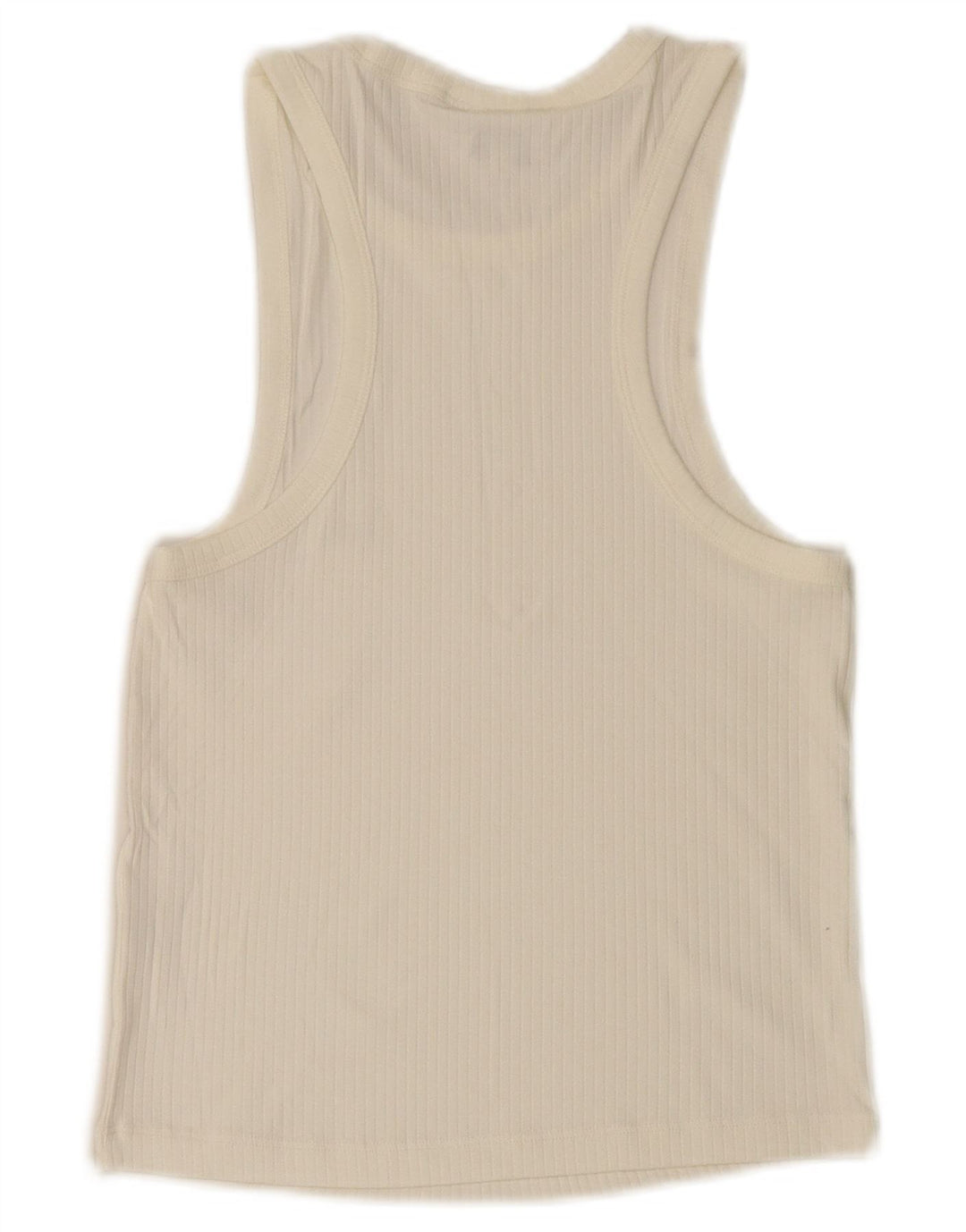 Lee Womens Crop Slim Fit Colete Top Reino Unido 8 Pequeno Branco