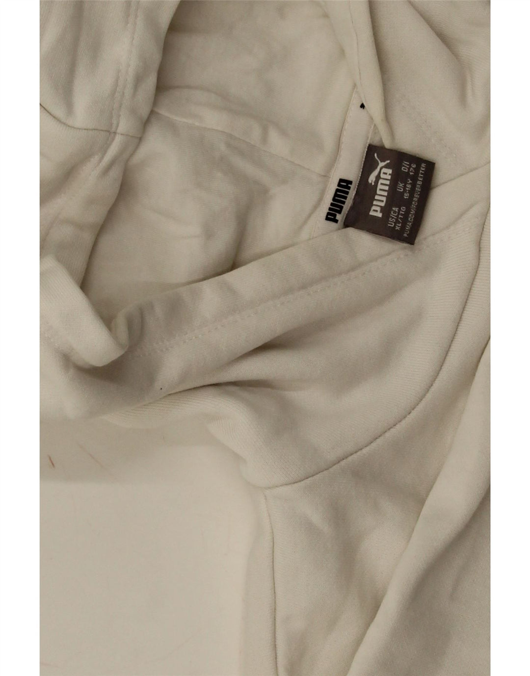 Jumper com capuz gráfico feminino Puma 15-16 anos branco