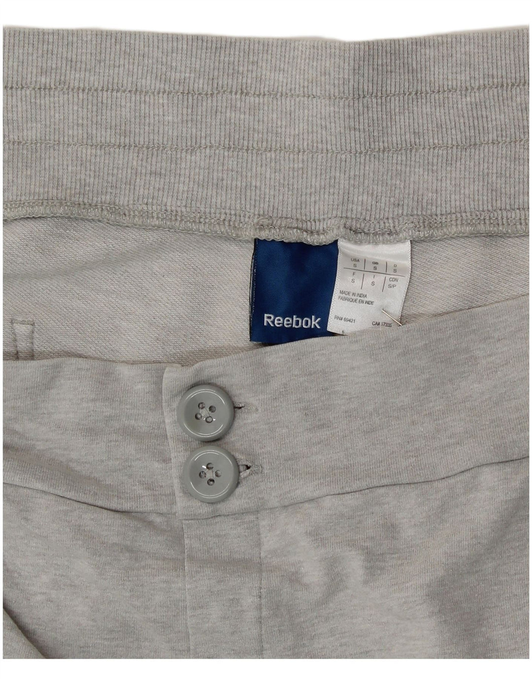 Calça de treino masculina REEBOK joggers cinza pequeno
