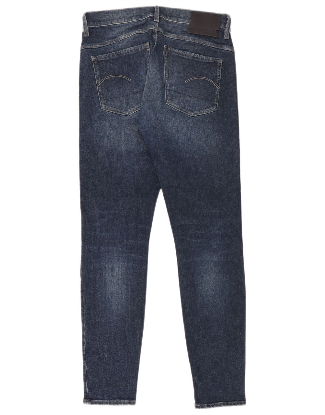 Jeans femininos G-Star desgastados slim W28 L30 algodão azul