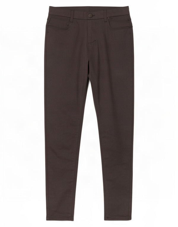 Calça feminina skinny casual Marks & Spencer Reino Unido 12 médio W30 L28 cinza