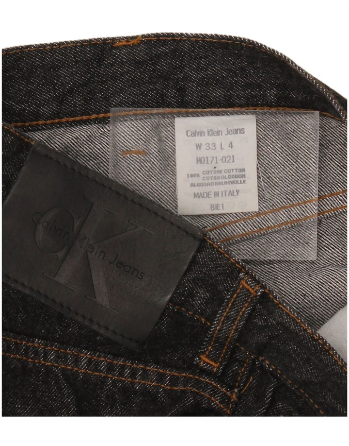 Calça jeans masculina CALVIN KLEIN W33 L31 algodão cinza