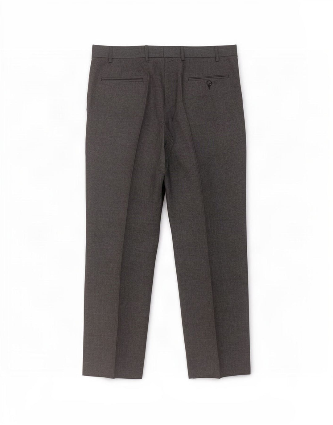 Calça masculina de terno reto Marks & Spencer W38 L31 azul poliéster