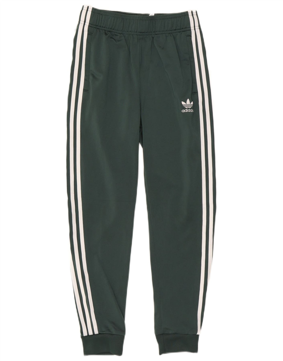 Adidas meninos calças de treino joggers 12-13 anos verde poliéster