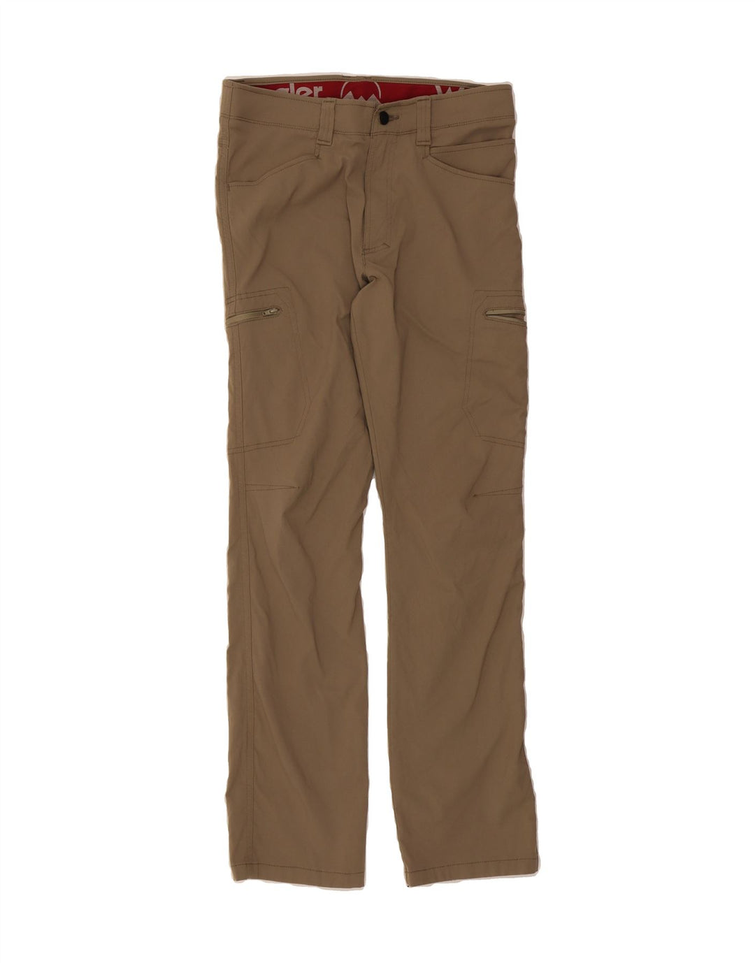 WRANGLER Mens Straight Cargo Trousers W30 L32 Grey Nylon Vintage Wrangler and Second-Hand Wrangler from Messina Hembry 