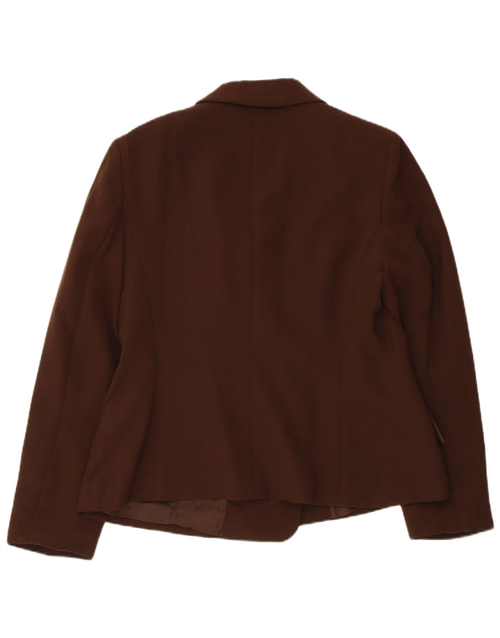 Jaqueta blazer feminina LUISA SPAGNOLI IT 48 XL marrom poliéster
