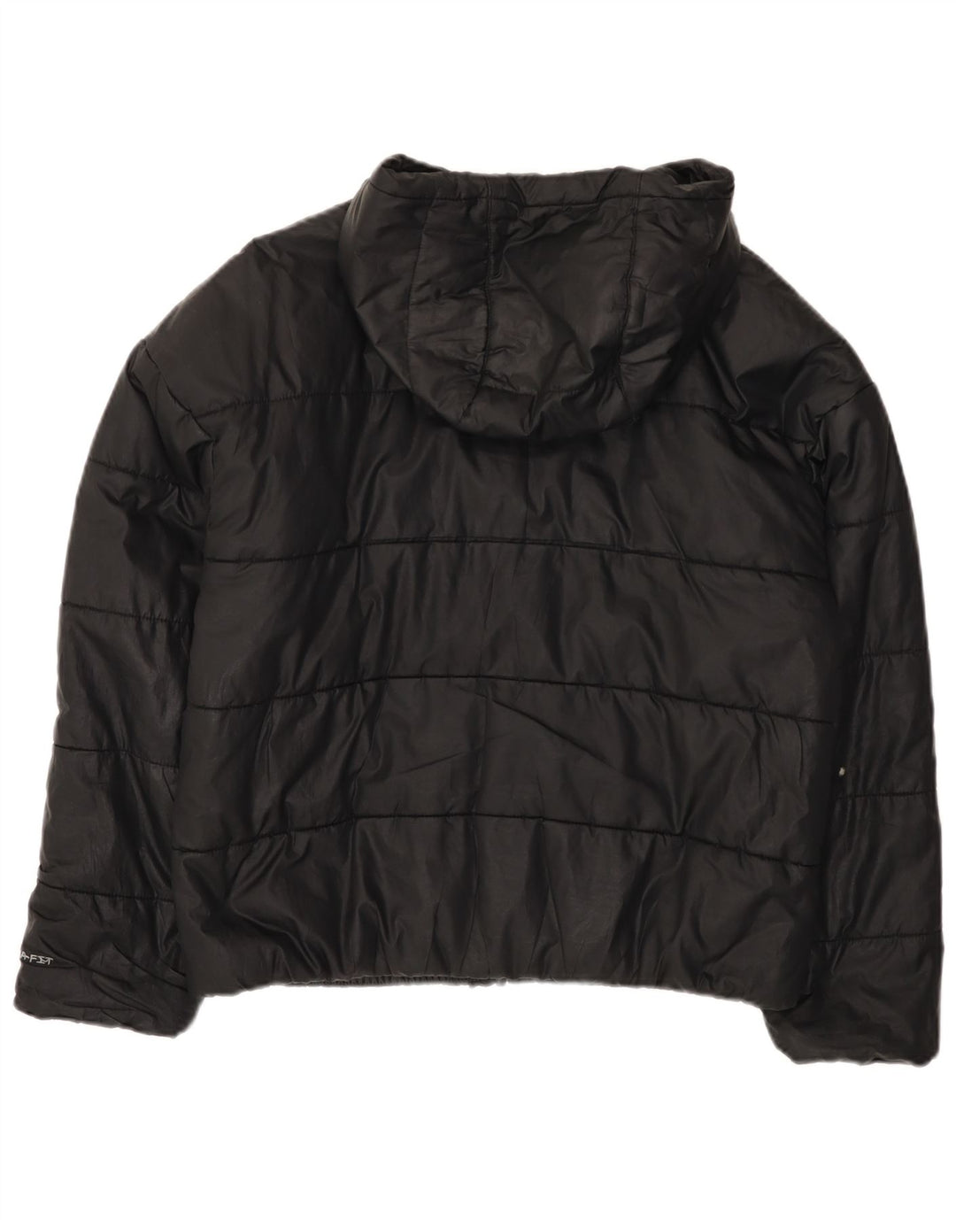 Jaqueta Nike Feminina Therma-Fit Oversized Acolchoada UK 10 Pequena Poliéster Preta