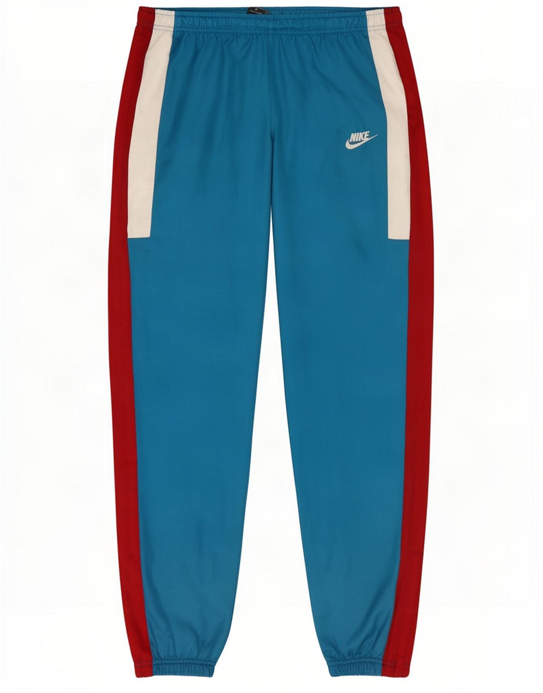 Calça de treino masculina Nike joggers pequeno azul colorblock poliéster