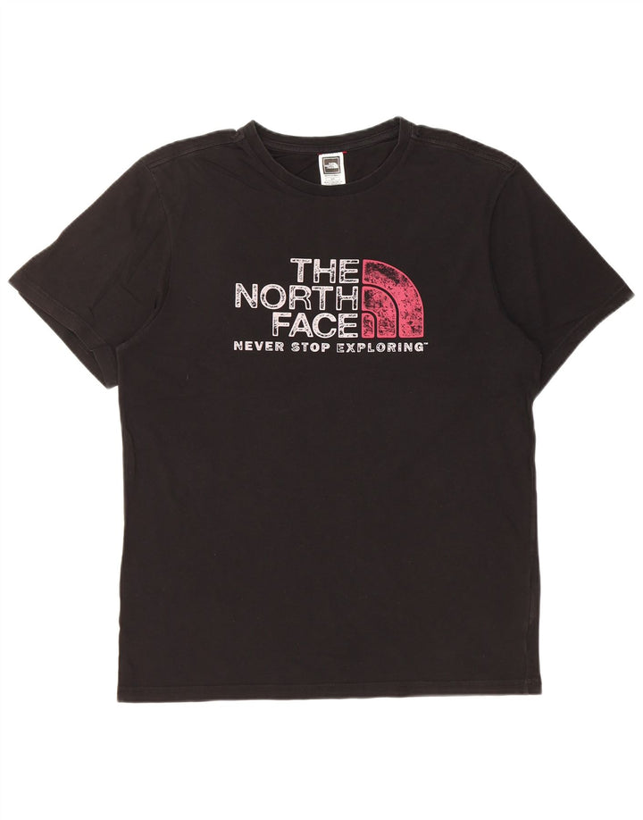 THE NORTH FACE Mens Graphic T-Shirt Top Small Black