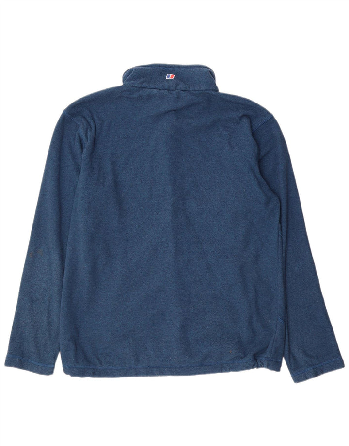 Jaqueta masculina de agasalho Berghaus de poliéster azul médio