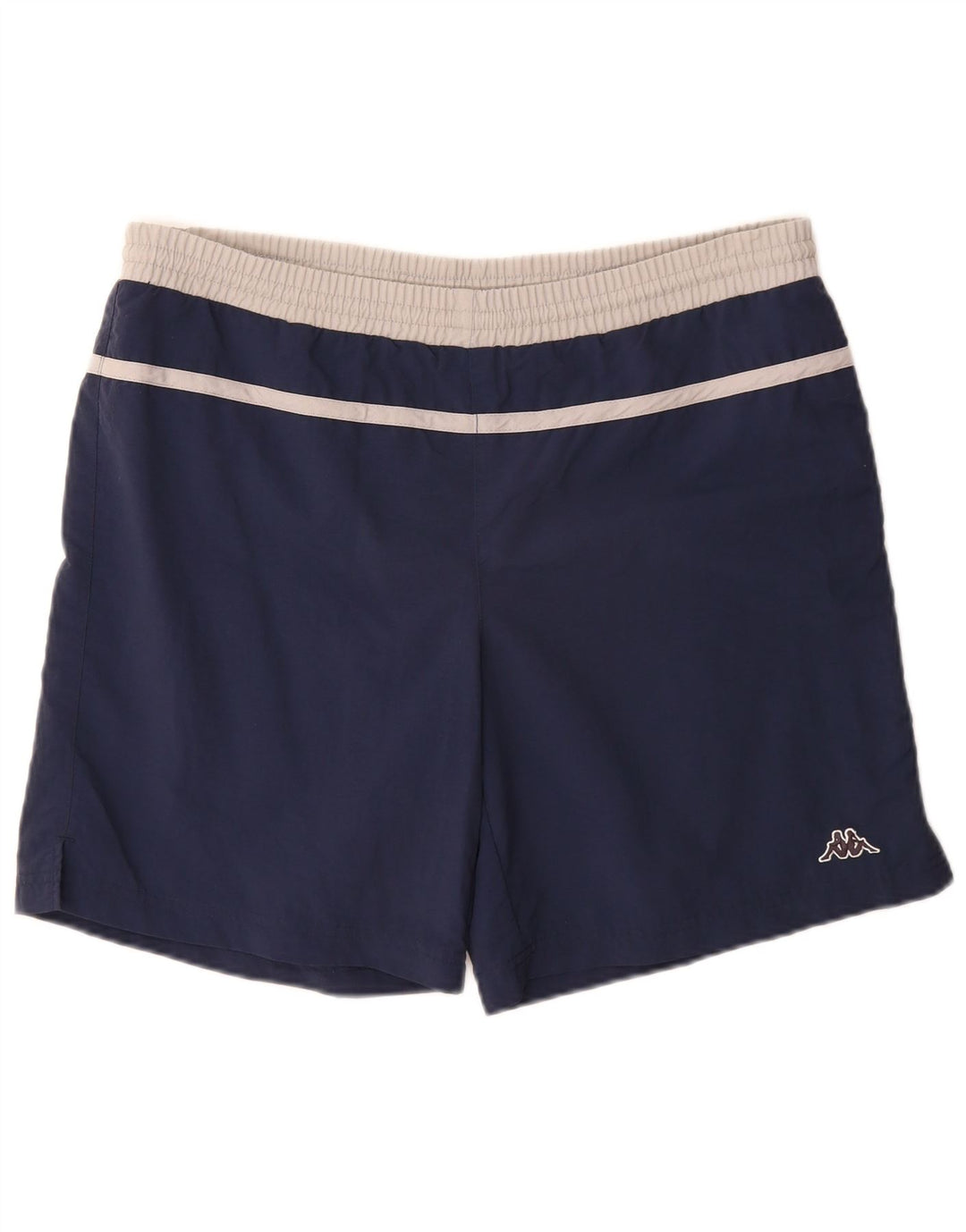 Shorts de natação masculino Kappa grande azul marinho Colourblock Nylon