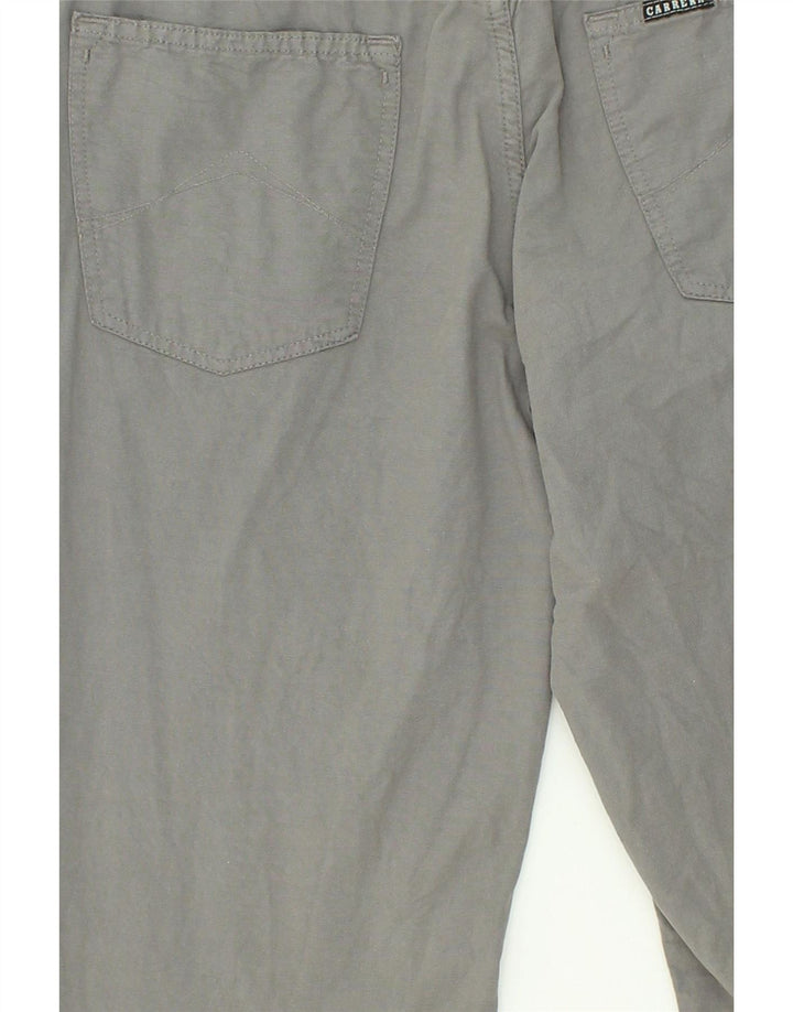 CARRERA Mens 700 Straight Casual Trousers W34 L27 Grey Cotton Vintage Carrera and Second-Hand Carrera from Messina Hembry 