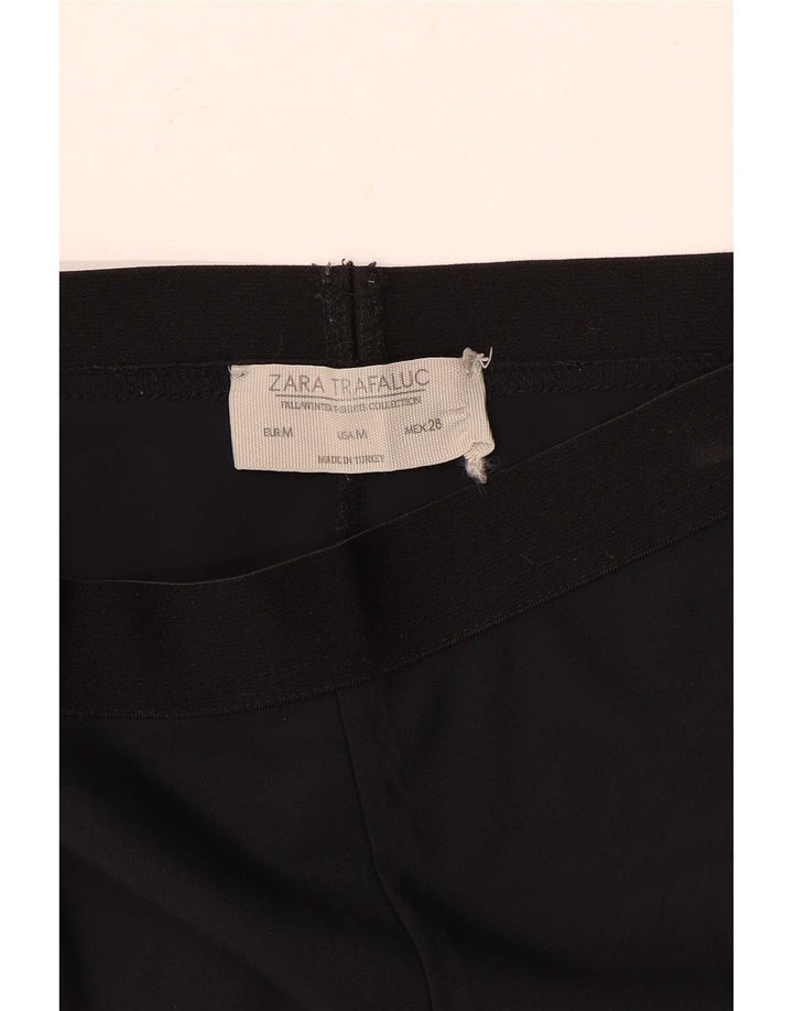 Zara Womens Trafaluc Leggings Reino Unido 12 Médio Preto