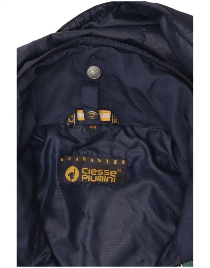 Jaqueta utilitária masculina Ciesse Piumini com capuz Reino Unido 44 XL azul marinho poliéster