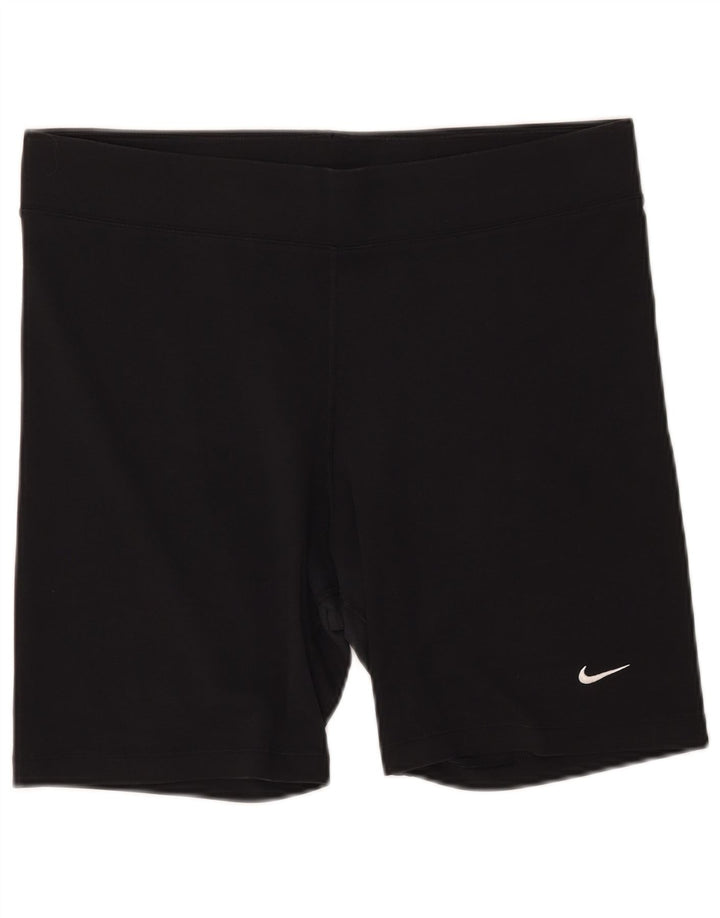 Shorts esportivos femininos NIKE UK 18 XL preto algodão