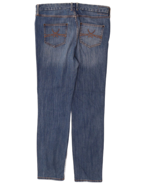 Jeans skinny feminino Marks & Spencer Reino Unido 16 grande W34 L30 azul algodão