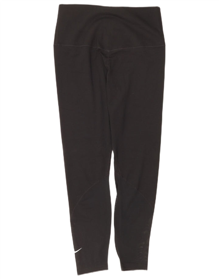 Leggings Nike Dri Fit Feminina UK 14 Grande Poliéster Preto