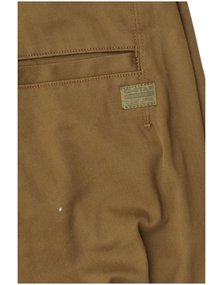 Calça chino feminina G-STAR W32 L30 cáqui