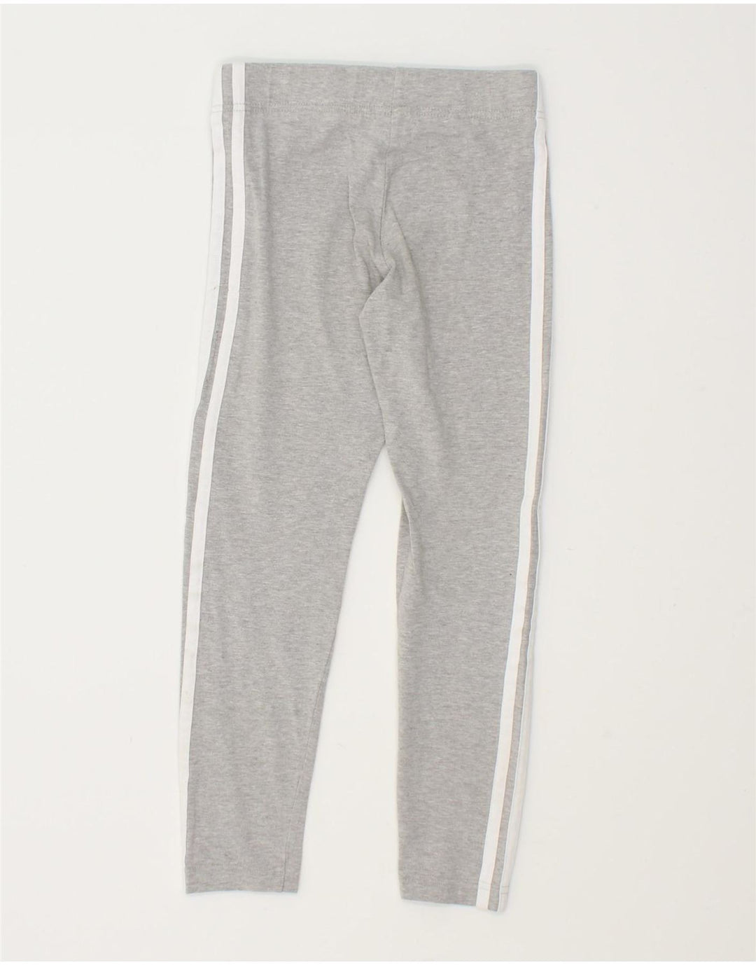 ADIDAS Girls Leggings 9-10 Years  Grey Cotton Vintage Adidas and Second-Hand Adidas from Messina Hembry 