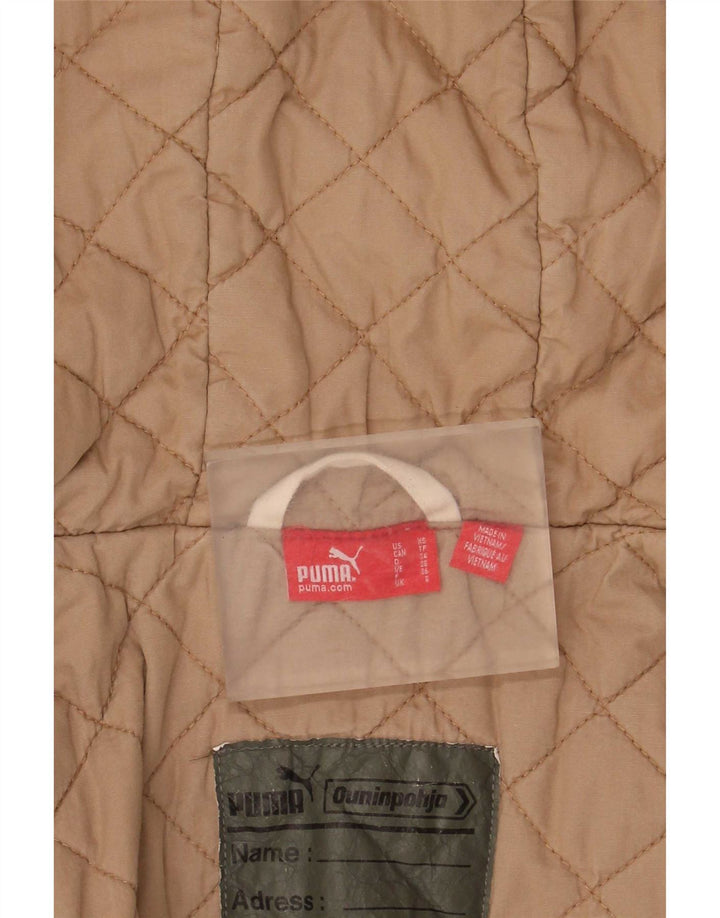 Puma Jaqueta Bomber Feminina Com Capuz UK 6 XS Off White