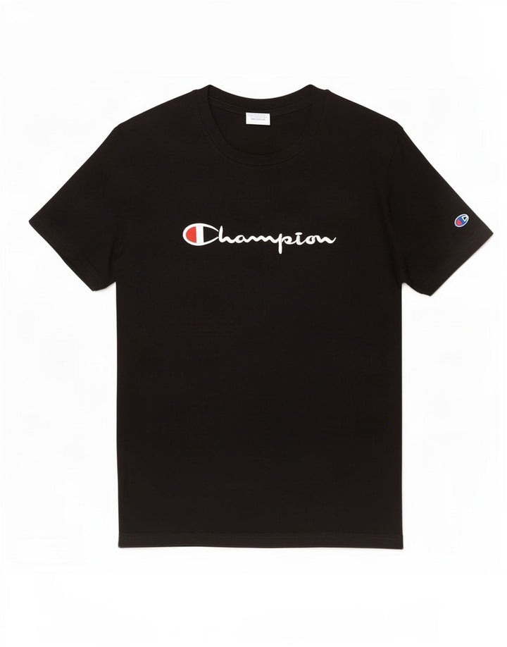 Camiseta feminina estampada Champion UK 12 médio preto