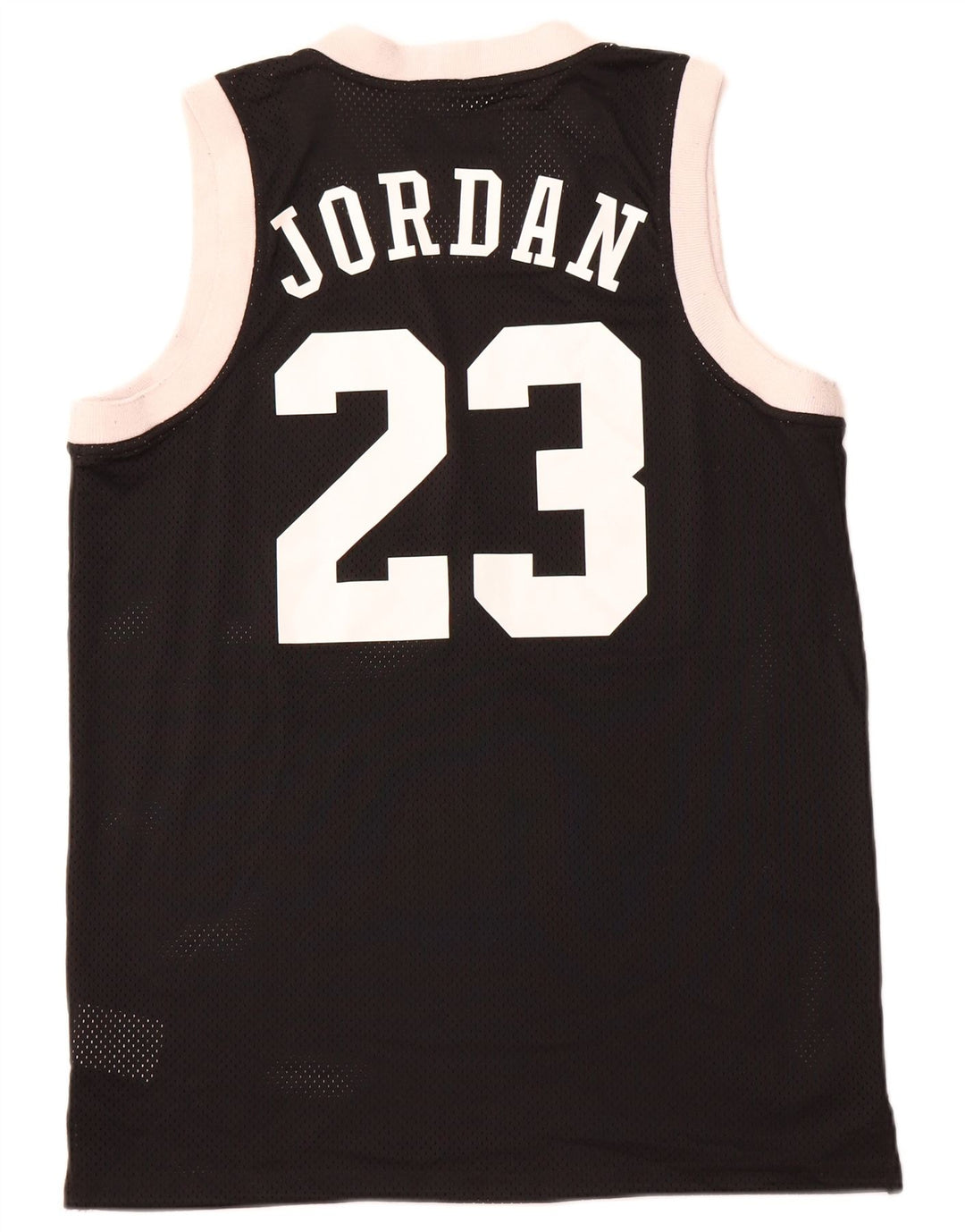 JORDAN Mens Graphic Vest Top Médio Preto Colorblock Poliéster Esportivo