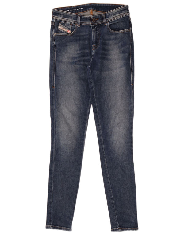 Jeans skinny feminino Diesel W26 L30 algodão azul