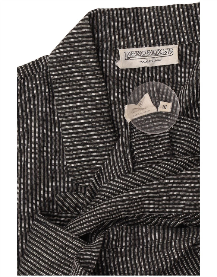 Jaqueta Blazer Feminina Pancaldi & B Reino Unido 16 Grande Risca Cinza