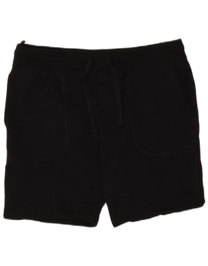 Shorts esportivos masculinos Marks & Spencer grandes de algodão preto